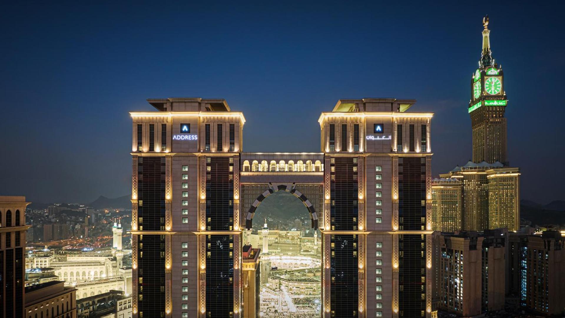 MeccaAddress Jabal Omar Makkah公寓式酒店 外观 照片 The Abraj Al Bait Towers