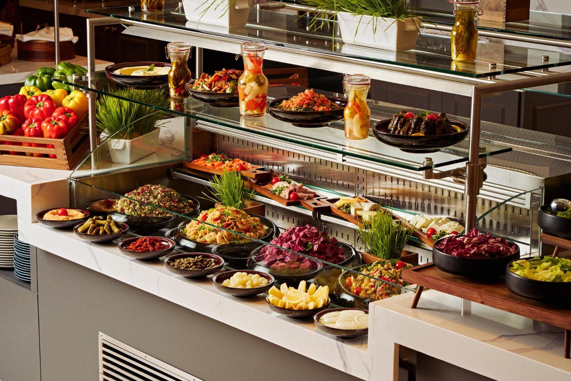 MeccaAddress Jabal Omar Makkah公寓式酒店 外观 照片 A salad bar